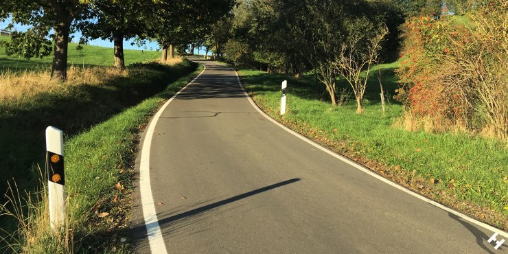 Weg aus dem Spaniertalgraben Richtung Langenreinsdorf