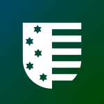 Darstellung eines Wappens bestehend aus Thüringen und Sachsen