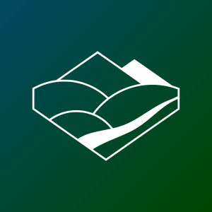 Darstellung einer Landschaft mit Fichtelberg und Keilberg und einem Trail dahin