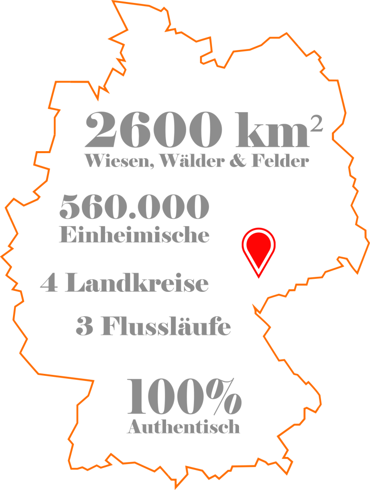 Deutschland West-Sachsen Ost-Thüringen Hometownland
